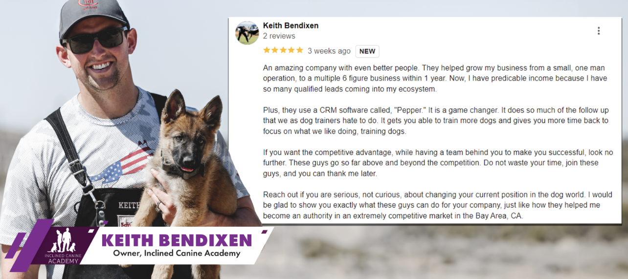 Five-star Google review from Keith Bendixen praising Unleashed Consulting